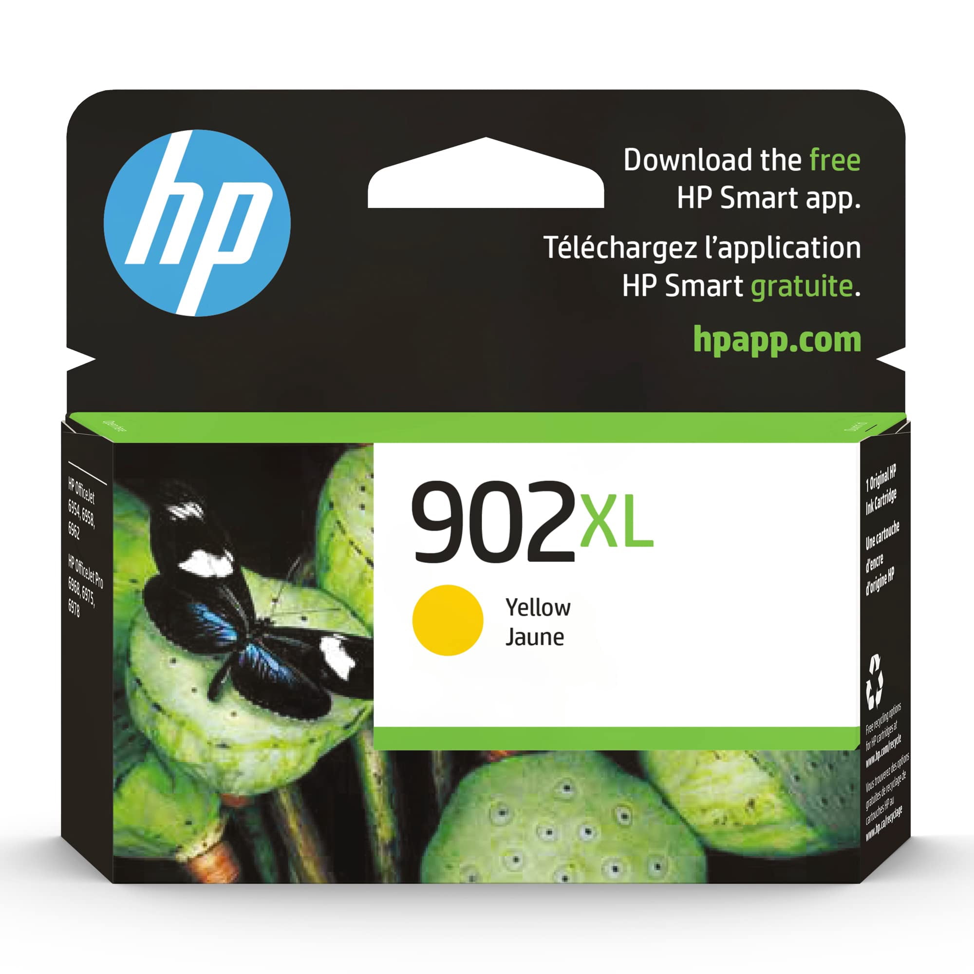 Cartucho De Tinta Hp 902xl Amarillo De Alto Rendimiento Para Officejet