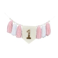 Magideal - Banner De Trona Para Primer Cumpleaños, Decoración De Pared, Accesorios De Cumpleaños Para Niña, Celebración Navideña, Fondo Fotográfico, Decoraciones Estilo B