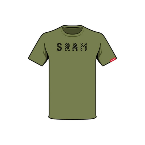 Polera SRAM Manga Corta Slash Verde