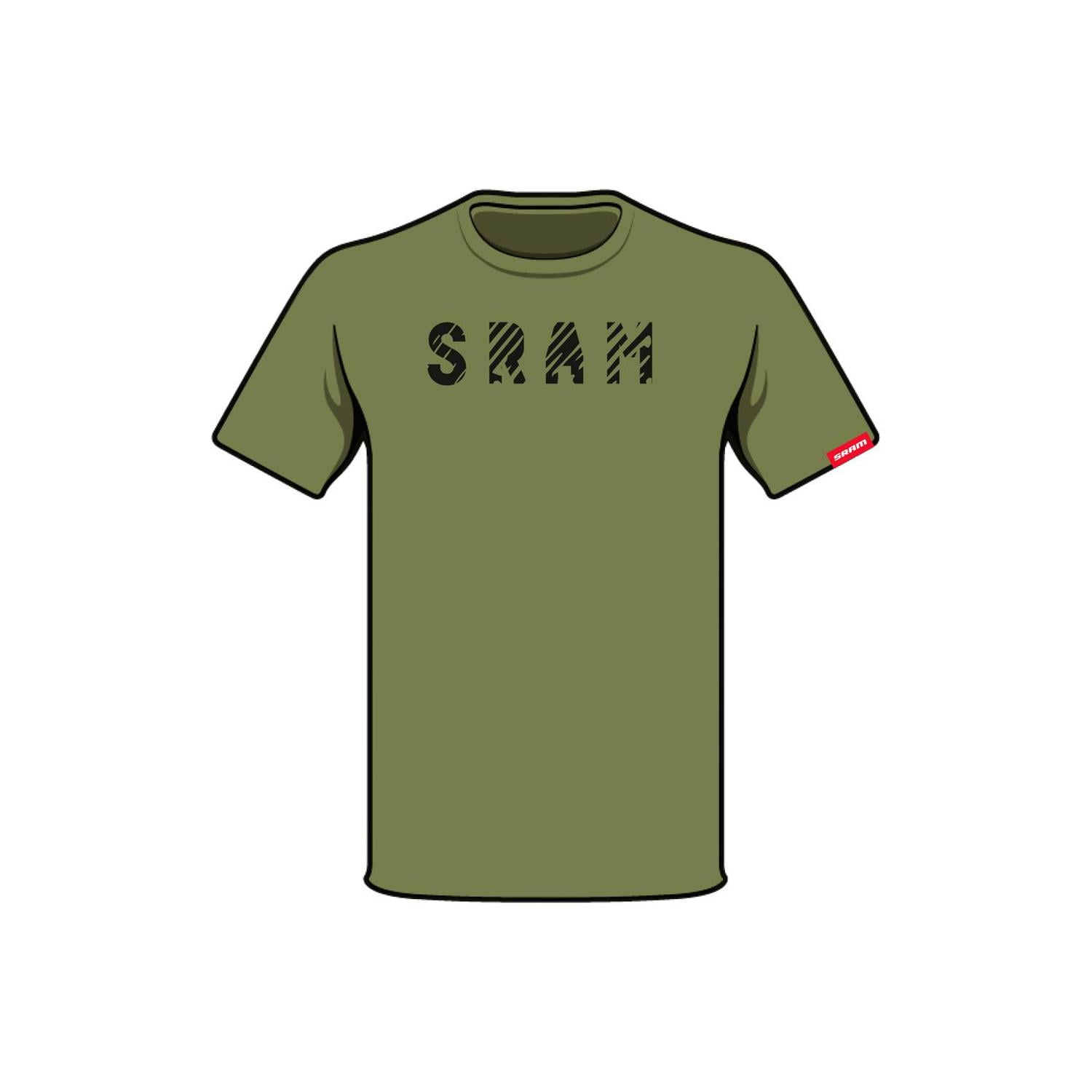 Polera Sram Manga Corta Slash Verde