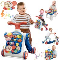 Push Walkers Qdragon 5 En 1 Para Bebés De 12 Meses O Más, Color Azul Marino