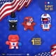 thumbnail image 3 of Figuras coleccionables P.M.I. Fuggler USA 250, paquete de 5, 3 of 6