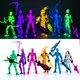 thumbnail image 1 of [Figura de acción] Set x6 con armas Deeplus Glowing Titan 13 T13, 1 of 9
