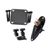 Bothyi - Piezas De Instrumentos Musicales Resistentes Con Botón De Cuerda Para Guitarras Eléctricas Negras