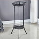 thumbnail image 2 of Pedestal Para Maceta Maceteros Metalico 2 Niveles Negro 81x34 Cm, 2 of 6