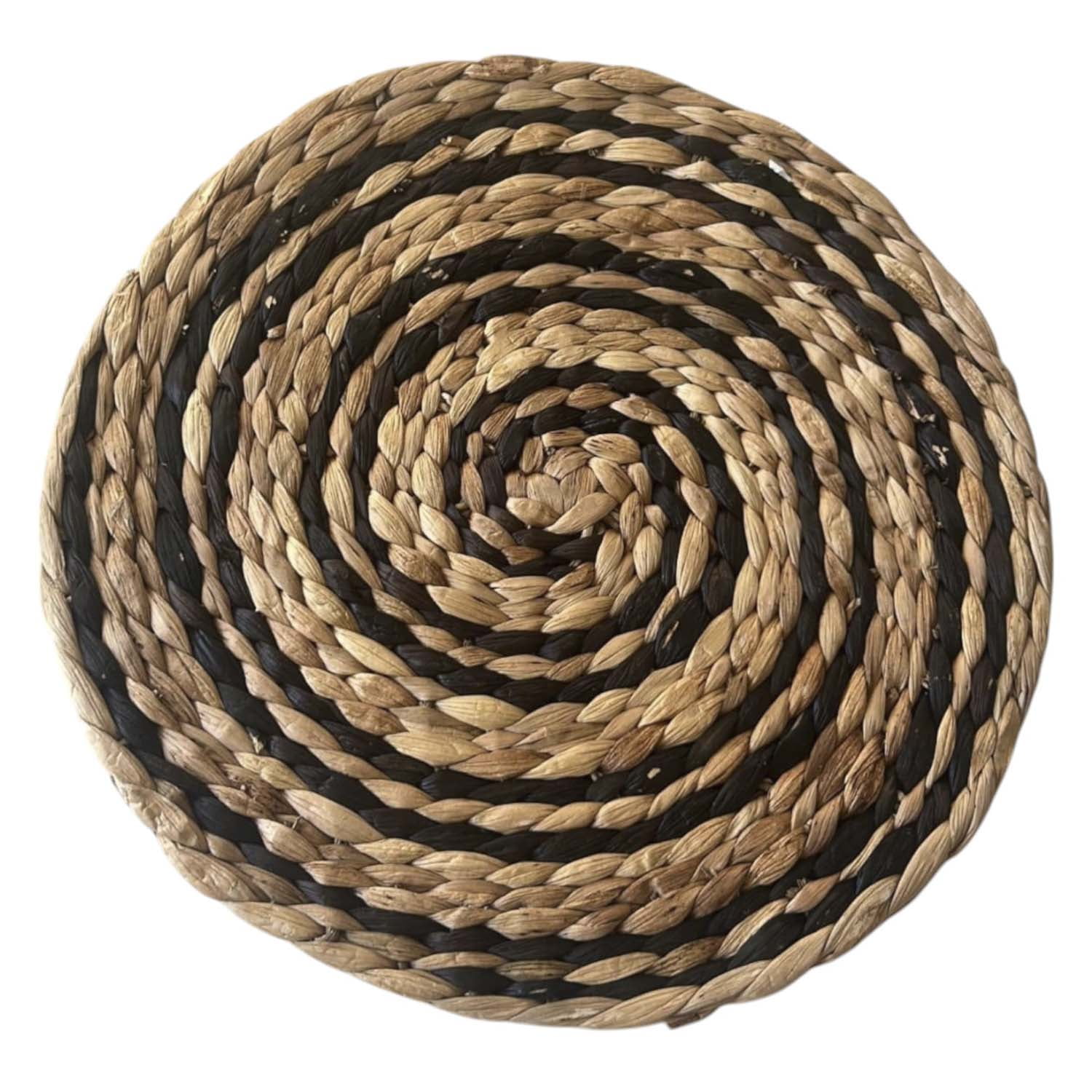 Wyj Hogar - Pack De 6 Individuales Redondos Rústicos De 100 % Tejido De Yute