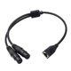 thumbnail image 1 of Cable Adaptador Doble XLR De 3 Pines Hembra A RJ45 De 0,5 M De Largo, Cable De Audio De Repuesto, 1 of 5