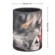 thumbnail image 2 of Bukayo Saka-theme Cylinder Pen Holder Pencil Organizer with Flannel Lining PVC Leather Material Cardboard Base for study work 10*8CM, 2 of 6