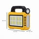 thumbnail image 2 of Linterna Recargable Con Panel Solar Portátil 50W Amarilla, 2 of 5