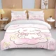 thumbnail image 1 of Kawaii Sanrio Cinnamoroll Printed Bedding Set Duvet Cover 1 Duvet Cover 2 Pillowcases Adult and Children Bedding Set Luxury Gift Bed Sheets, 1 of 5