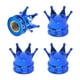 thumbnail image 1 of 4 Uds. Tapas de válvula de neumático, tapa de válvula de aire de neumático, cubierta de tapa de válvula de coche a prueba de polvo para motocicleta, n Azul, 1 of 5