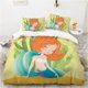 thumbnail image 1 of The Little Mermaid bedding duvet cover 3D digital printing duvet cover girly style super soft and comfortable 100% polyester set Bed Sheets, 1 of 5