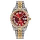thumbnail image 4 of Reloj de Cuarzo para Hombre con Esfera Redonda Elegante de Cristal - Pantalla de Fecha, Correa de Acero Inoxidable, Caja de Aleación, Estilo Casual, No Impermeable, Reloj para Uso Diario, 4 of 15