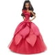 thumbnail image 1 of Barbie Signature 2022 Holiday Doll con cabello castaño oscuro, series coleccionables, incluye muñeca, 1 of 3