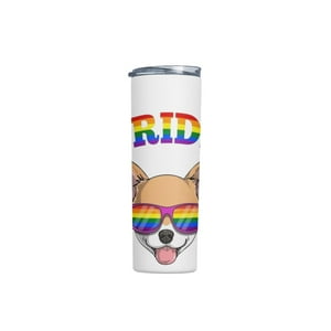 Sm - Termo Botella Térmica Orgullo Lgtb Arcoiris Human Love Blanco
