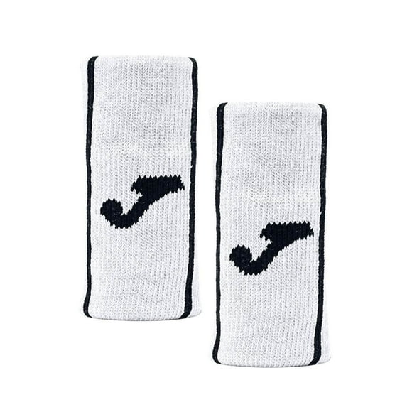 Muñequera Joma Game Larga Blanca X2 Tenis/Padel