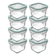 thumbnail image 2 of Set 8 mini tapers vidrio hermético 210 ml, 2 of 3