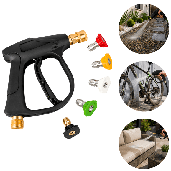 Pistola Hidrolavadora Alta Presión 3000 Psi 5 Boquillas