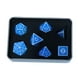 thumbnail image 1 of 7 Dados Acrílicos Con Caja De Almacenamiento Juegos De Mesa Juegos De Rol Dados De Varias Caras Azul Oscuro, 1 of 3