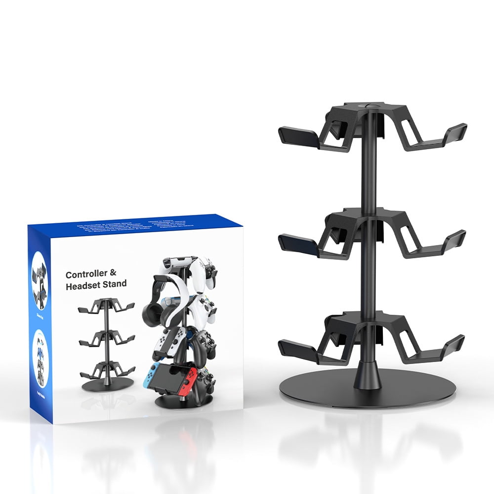 Soporte Giratorio Universal Aaronmei Compatible Con Controles Ps5 Xbox Switch Con Soporte Para Auriculares 3 Niveles