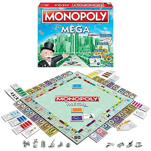 Hasbro - Juegos De Movimientos Ganadores: Monopoly The Mega Edition P