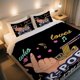 thumbnail image 1 of Who Loves KPOP & RAMEN Duvet Cover Set Christmas Let Vintage Bohemian Pattern Bedding Create a Festive Atmosphere for You, 1 of 1