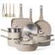 thumbnail image 1 of Juego de utensilios de cocina CAROTE, antiadherentes, 16 unidades, granito gris pardo, 1 of 3