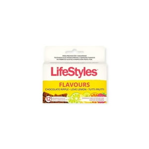 Lifestyles - Preservativos Flavours 12 Unidades -