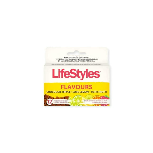 Preservativos Flavours 12 Unidades -