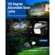 thumbnail image 3 of Focos solares AUDERWIN 63 LED, 3 modos de iluminación, paquete de 4, 3 of 8