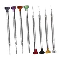 Magideal - 8 Destornilladores De Relojero, Juego De Destornilladores Para Relojes, Herramientas De Reparación, Varios Tamaños, Juego De Destornilladores Pequeños