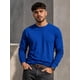 thumbnail image 1 of Polera Manga Larga Cuello Redondo 100% Algodón Para Estampar Azul Rey L Lisa, 1 of 3