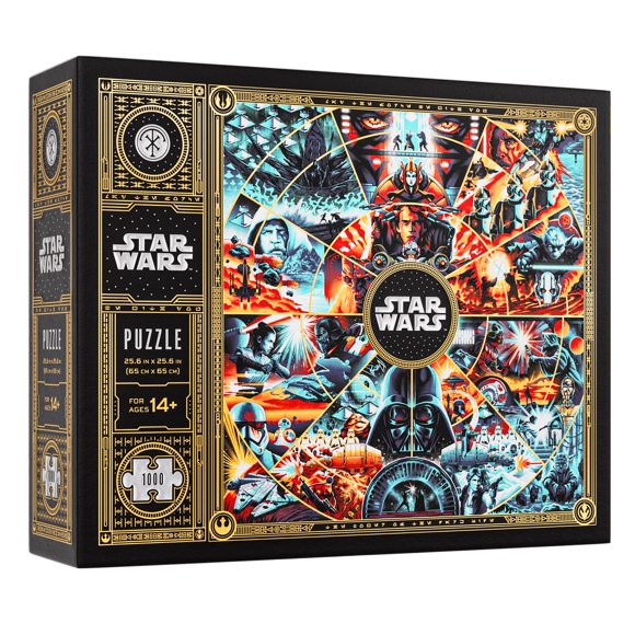 Rompecabezas theory11 Star Wars de 1000 piezas con foil dorado
