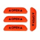 thumbnail image 2 of Cinta reflectante de 4 piezas, Color brillante, resistente a , a prueba de arañazos, tira reflectora, pegatinas universales para puerta de , NARANJA, 2 of 5