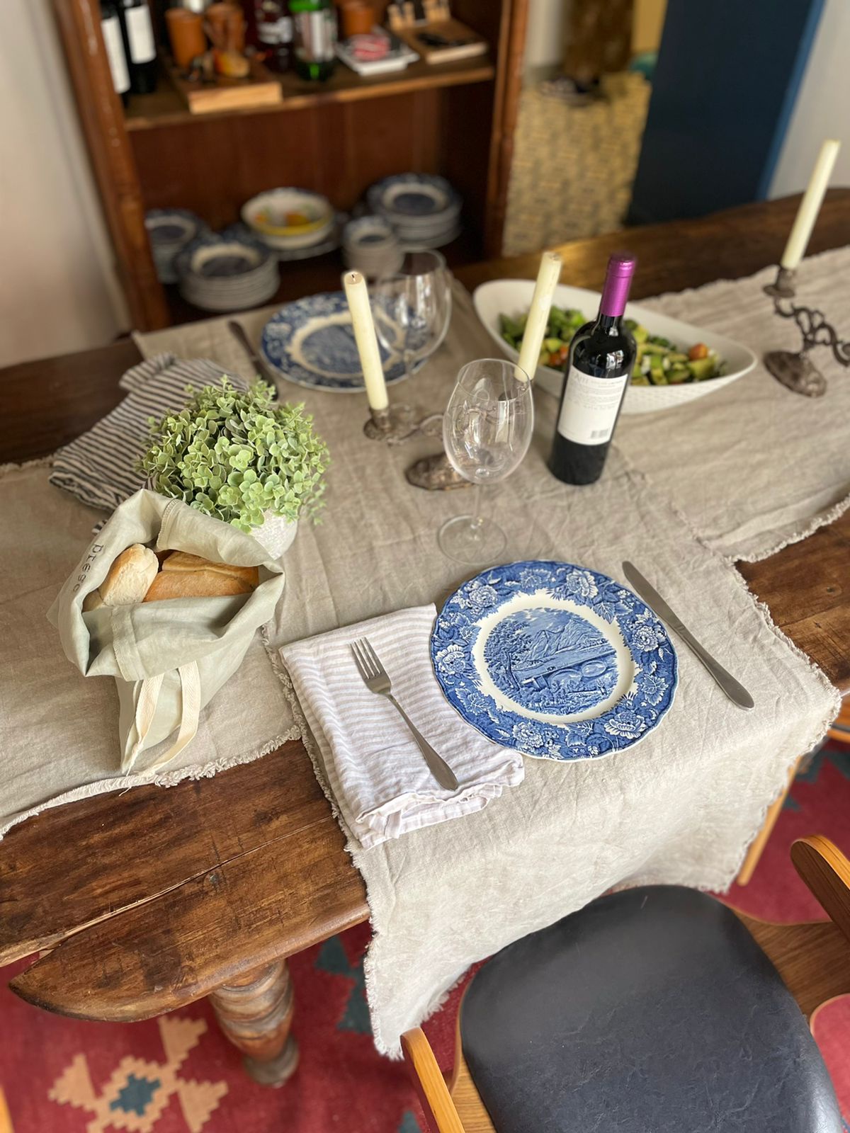 Purolino - Camino De Mesa Rustico 100 % Lino