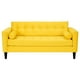 thumbnail image 1 of Sofa Retro 3c Felpa 00 Amarillo, 1 of 6