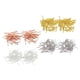 thumbnail image 2 of 400 Piezas De Tubo Curvo Grabado Cuentas De Fideos Fabricación De Joyas 25x2 Mm, 2 of 5