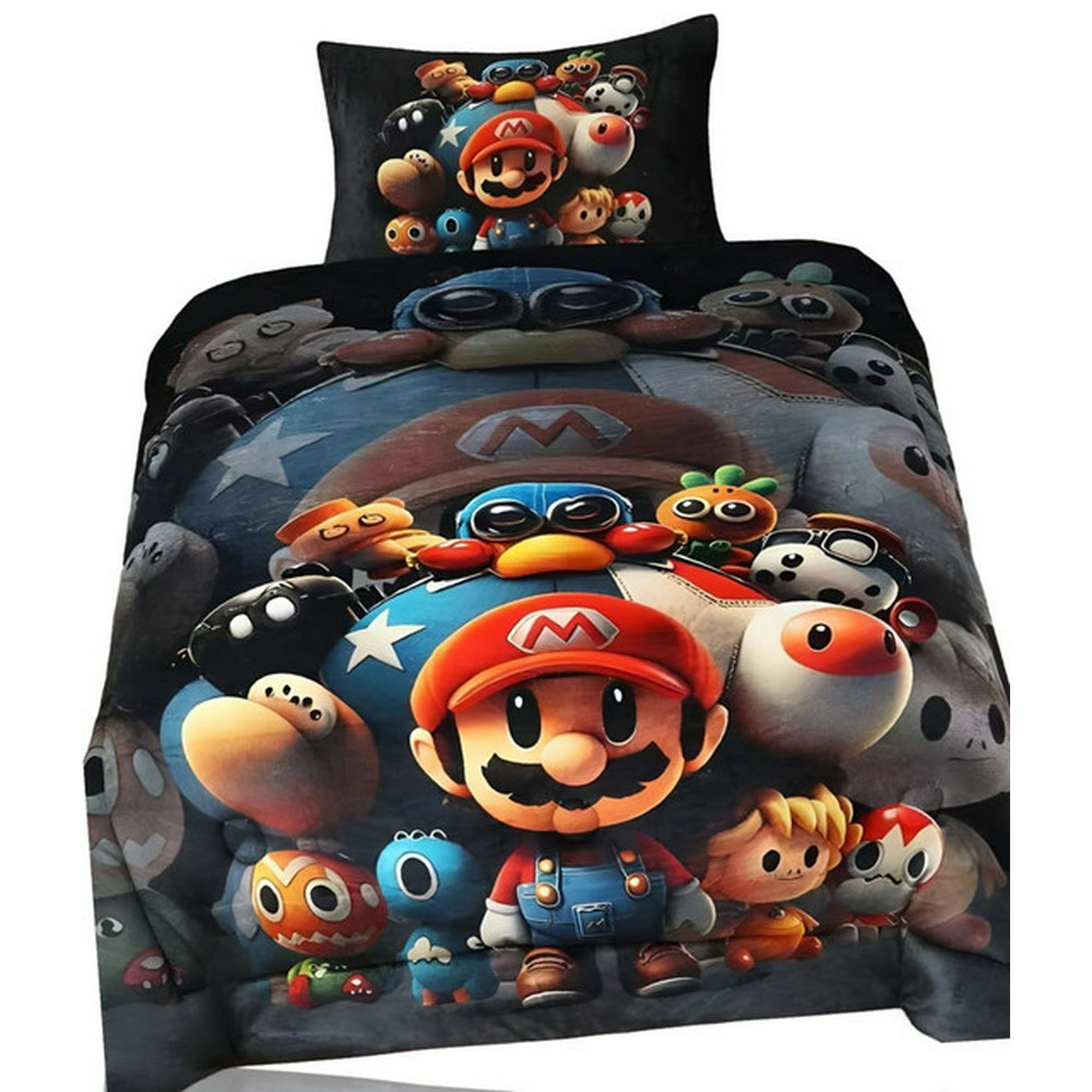 Genérico - Cubrecama De Invierno Con Chiporro Niño Mario