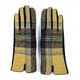 thumbnail image 1 of Guantes cálidos de lana escocesa a cuadros simétricos de moda para otoño e invierno, guantes de montar para mujer a prueba de frío, 1 of 6