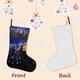 thumbnail image 3 of Harry Styles Tema: Calcetines de Navidad, fino lino blanco para colgar en escaleras y chimenea, decoración navideña para el hogar, regalo de Navidad. 45cm × 32cm, 3 of 5