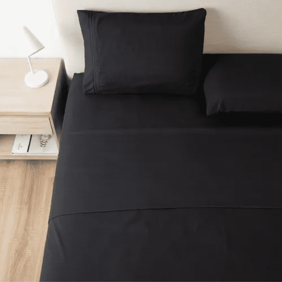 Sabana 1800 hotel ultra suave funda bordada king color negro