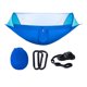 thumbnail image 5 of Hamaca Para Acampar Con Red, Cama Para Dormir Colgante Individual, Ligera, Azul, 5 of 5