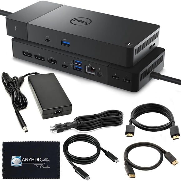 Estación de acoplamiento Dell WD22TB4 Thunderbolt 4 180 W con cables
