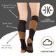 thumbnail image 4 of Calcetines de compresión BraceAbility Copper Antiembolismo 2XL/3XL, 4 of 8