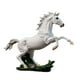 thumbnail image 3 of Caballo De Pie Estatua Escultura Decorativa Regalo De Inauguración De La Casa Artesanía Estatuilla Blanco, 3 of 3