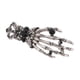 thumbnail image 2 of Esqueleto Manos Broches Cristal Ropa Solapa Pin Insignia Collar Clips Plata, 2 of 3