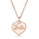 thumbnail image 1 of Collar Barbie Chunky Heart - Oro Rosa, 1 of 3