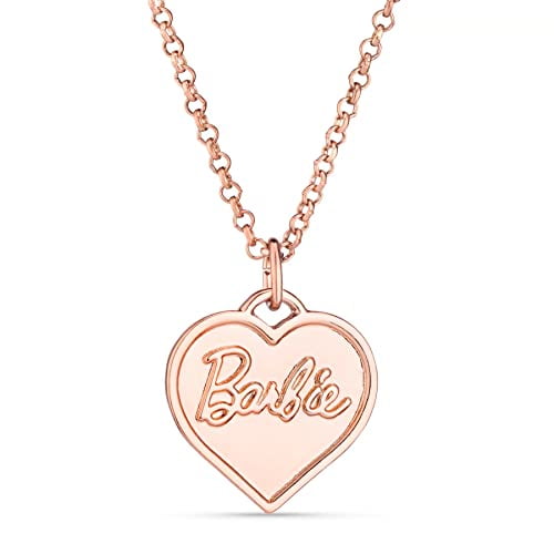 Collar Barbie Chunky Heart - Oro Rosa
