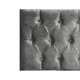 thumbnail image 2 of Respaldo Elegante King Capitone 180x60 Cm Gris Oscuro Felpa, 2 of 3