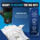 thumbnail image 3 of Guantes de Fútbol Americano Sports Unlimited Max Clash Apex, 3 of 8